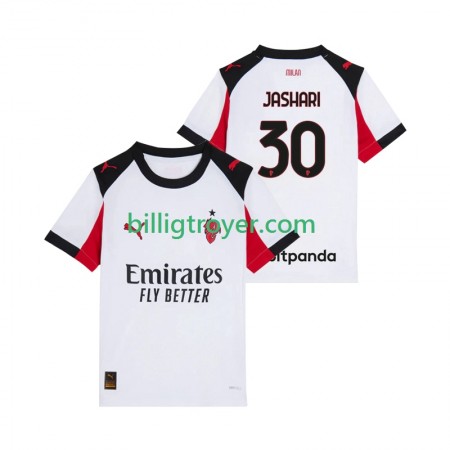 Billige Fotballdrakter AC Milan Ardon Jashari 30 Bortedraktsett 2025/26 Kortermet